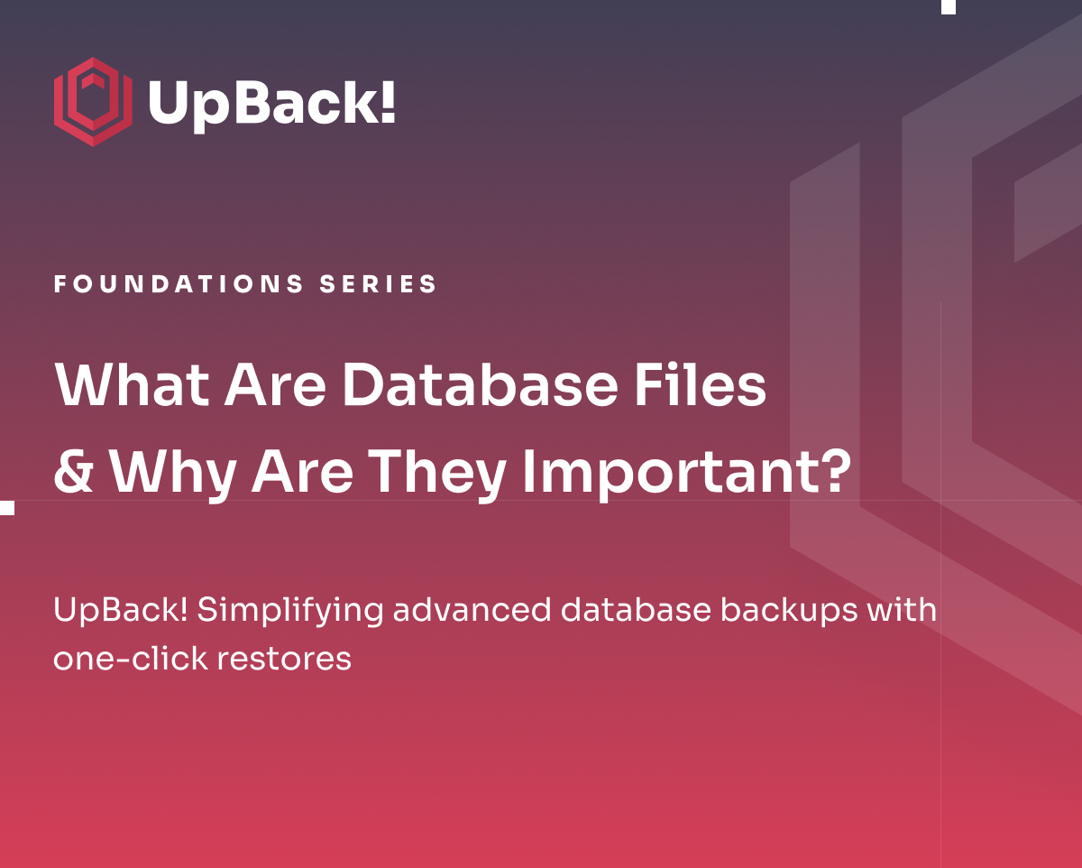 Mastering Database File Management: How UpBack! Simplifies Backup and Recovery